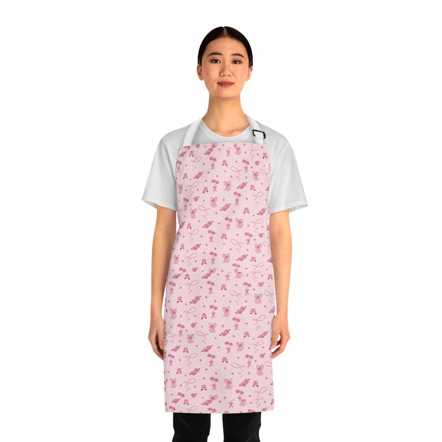 Toile Apron Apron (Pink)